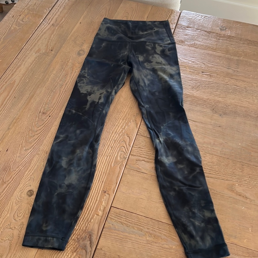 Lululemon align - blue/green camo print